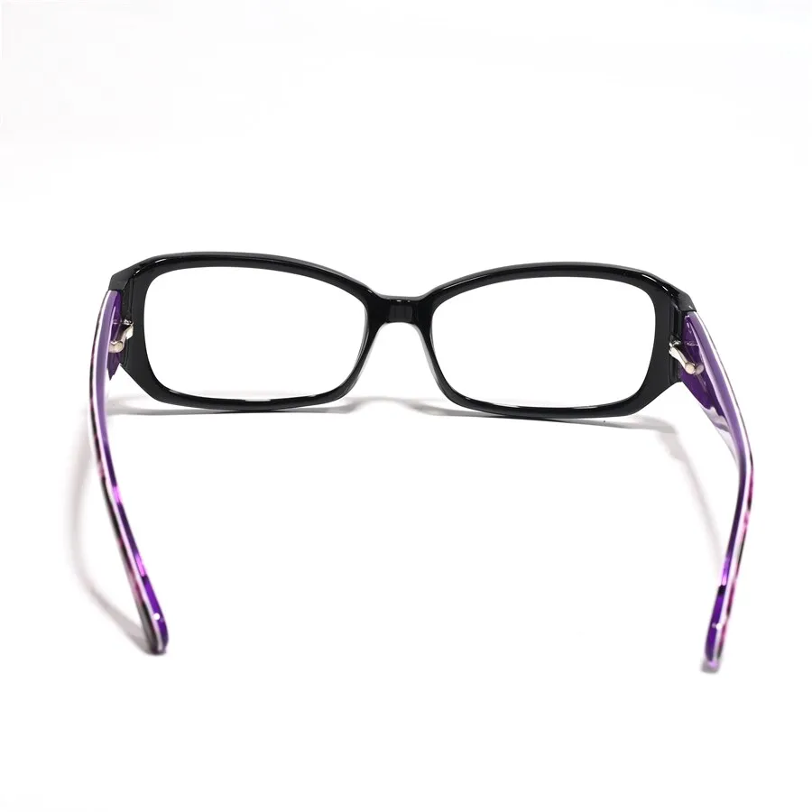 Cubojue Women's Full Rim Rectangle Acetate Hyperopic Reading Glasses 609521