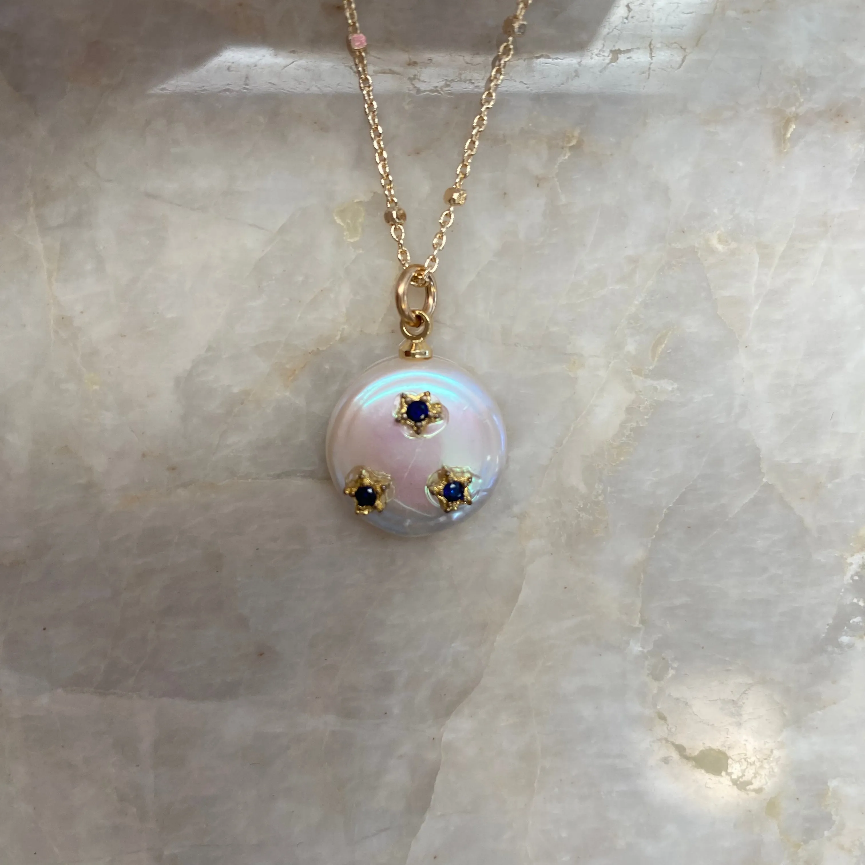 CZ Pearl Necklace