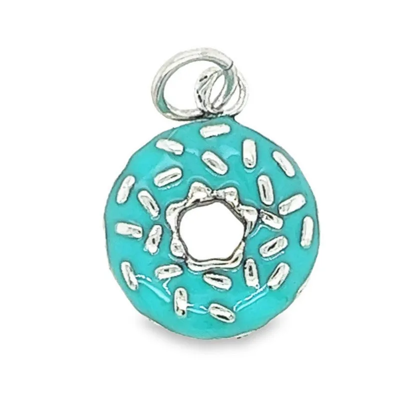 D1300 Turquoise Donut Pendant