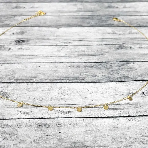 Dainty Circles Necklace (GOLD, ROSE GOLD OR SILVER)