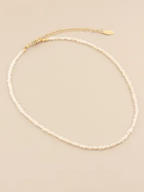 Dainty Simple Pearl Choker