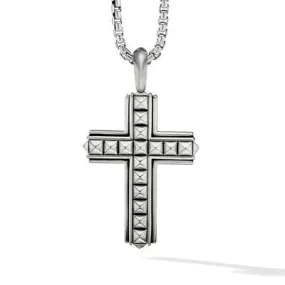 David Yurman 37mm Pyramid Cross Pendant