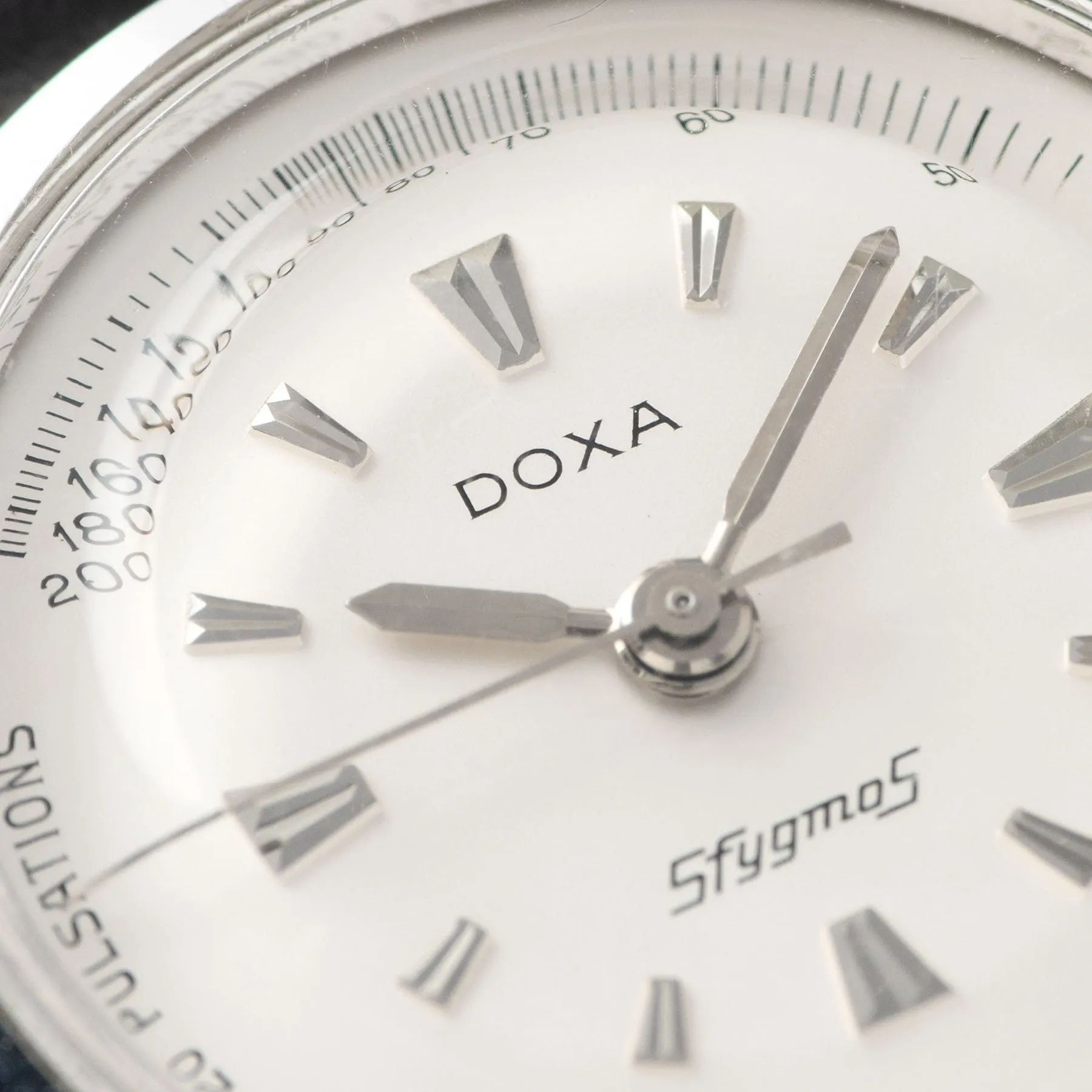 Doxa Sfygmos Pulsometer Mono Pusher Chronograph NOS