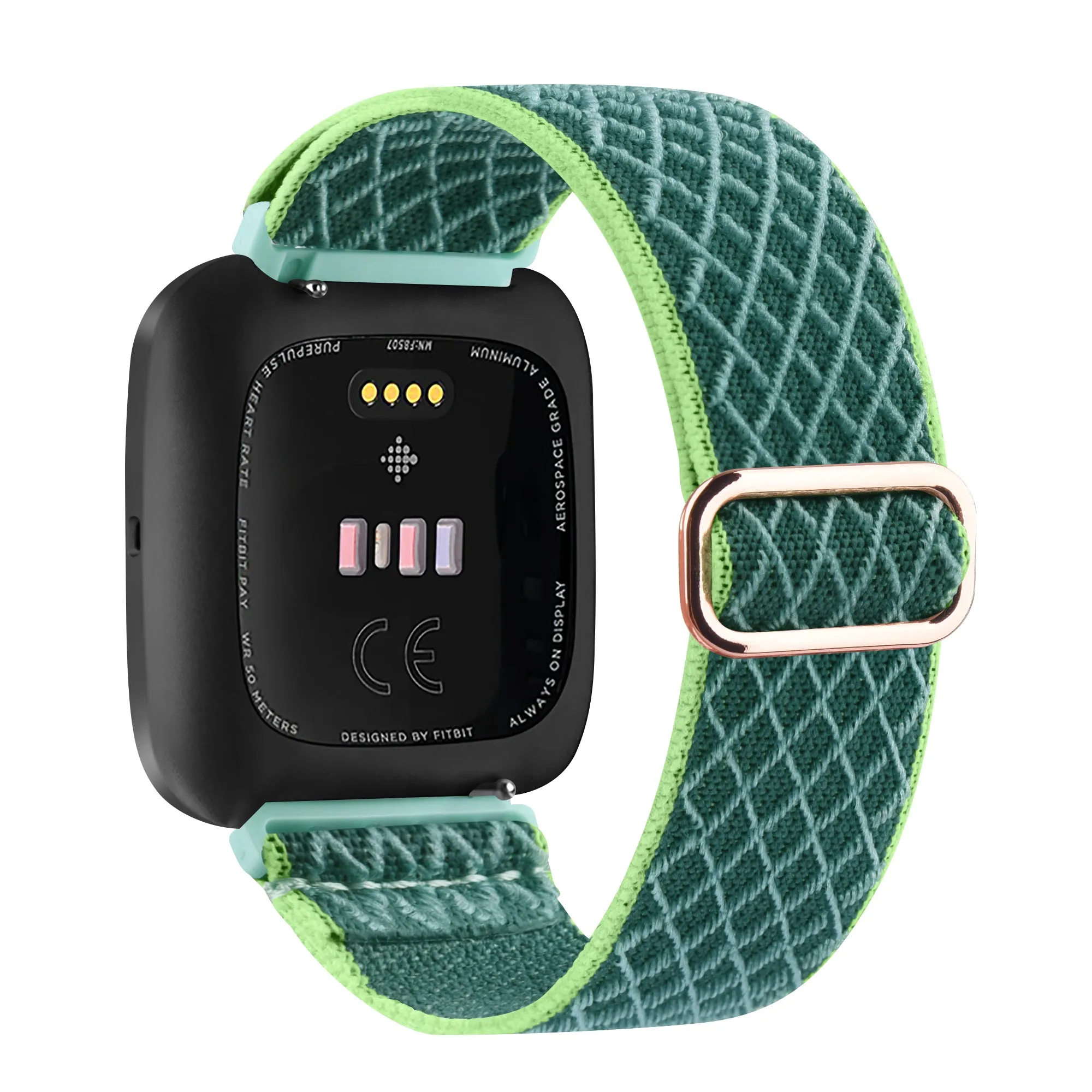 Elastic Woven Loop Strap for Fitbit Versa 3 2 Versa Lite Band Adjustable Nylon Sport Watchband Bracelet for Fitbit Sense Band