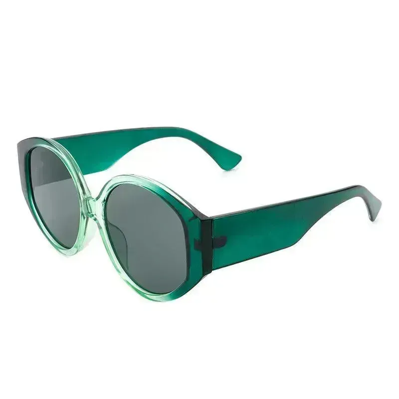 Fashion Round Frame Colorful Sunglasses