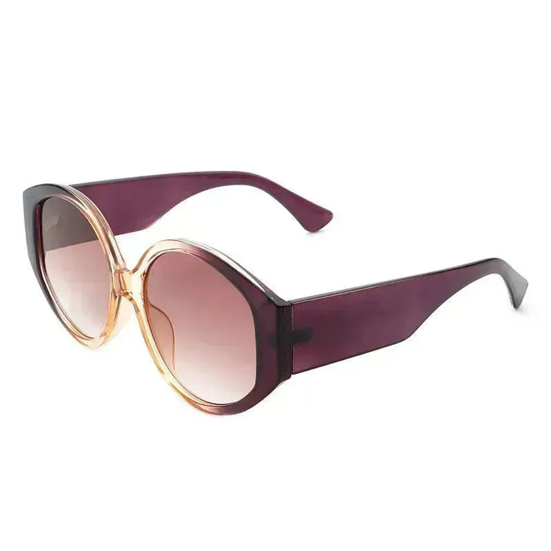 Fashion Round Frame Colorful Sunglasses