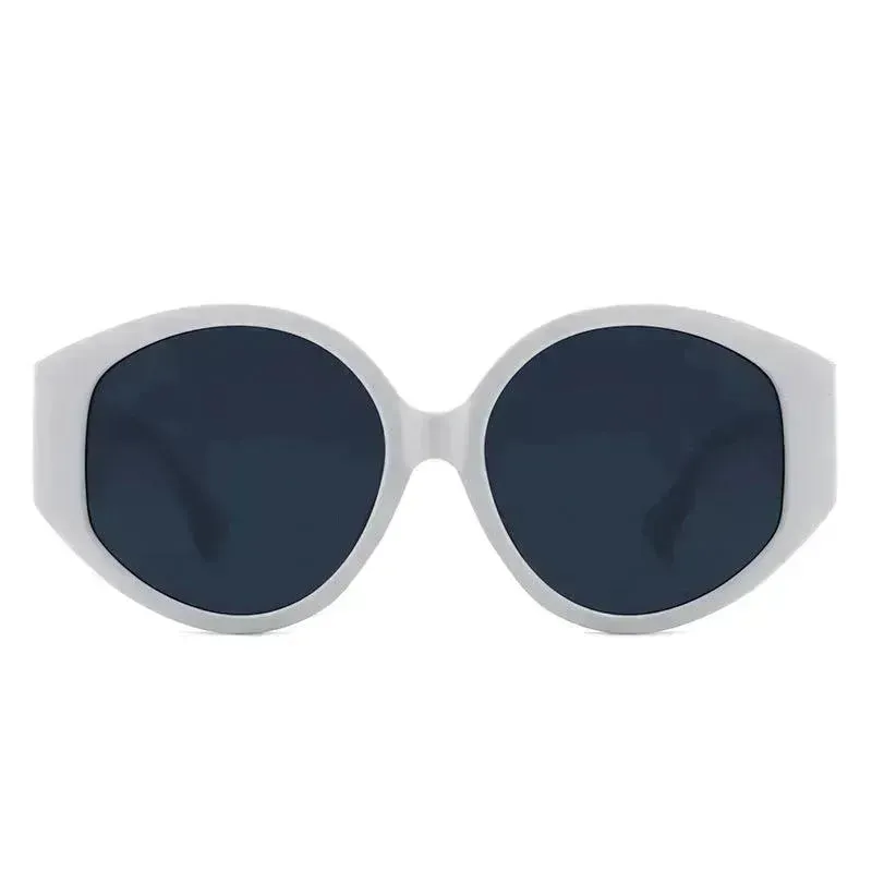 Fashion Round Frame Colorful Sunglasses