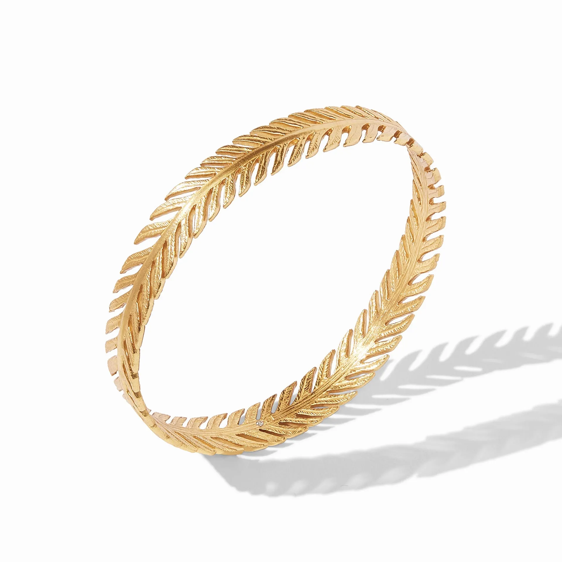 Fern Bangle Gold (Medium)