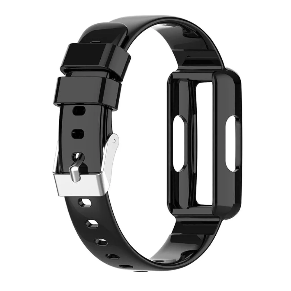 Fitbit Ace 3 / Luxe / Inspire HR clear TPU cover   watch strap - Black