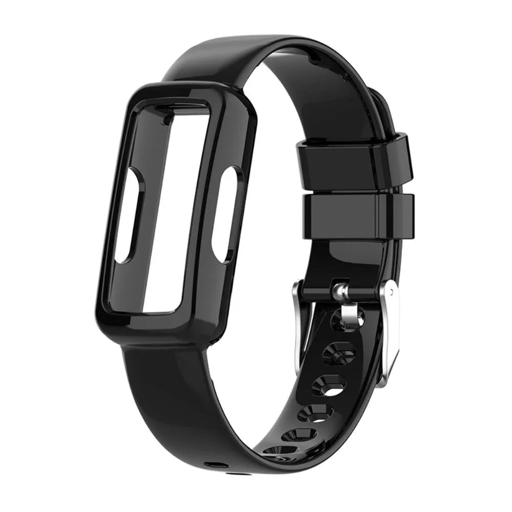 Fitbit Ace 3 / Luxe / Inspire HR clear TPU cover   watch strap - Black