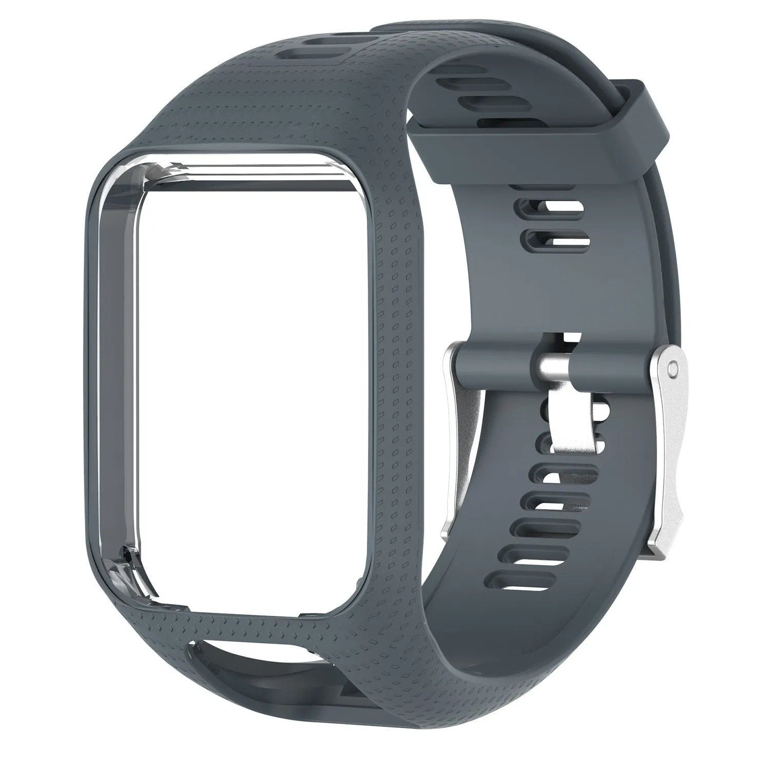 For TomTom Multi-Sport /Runner2/3 replacement silicone Watch band