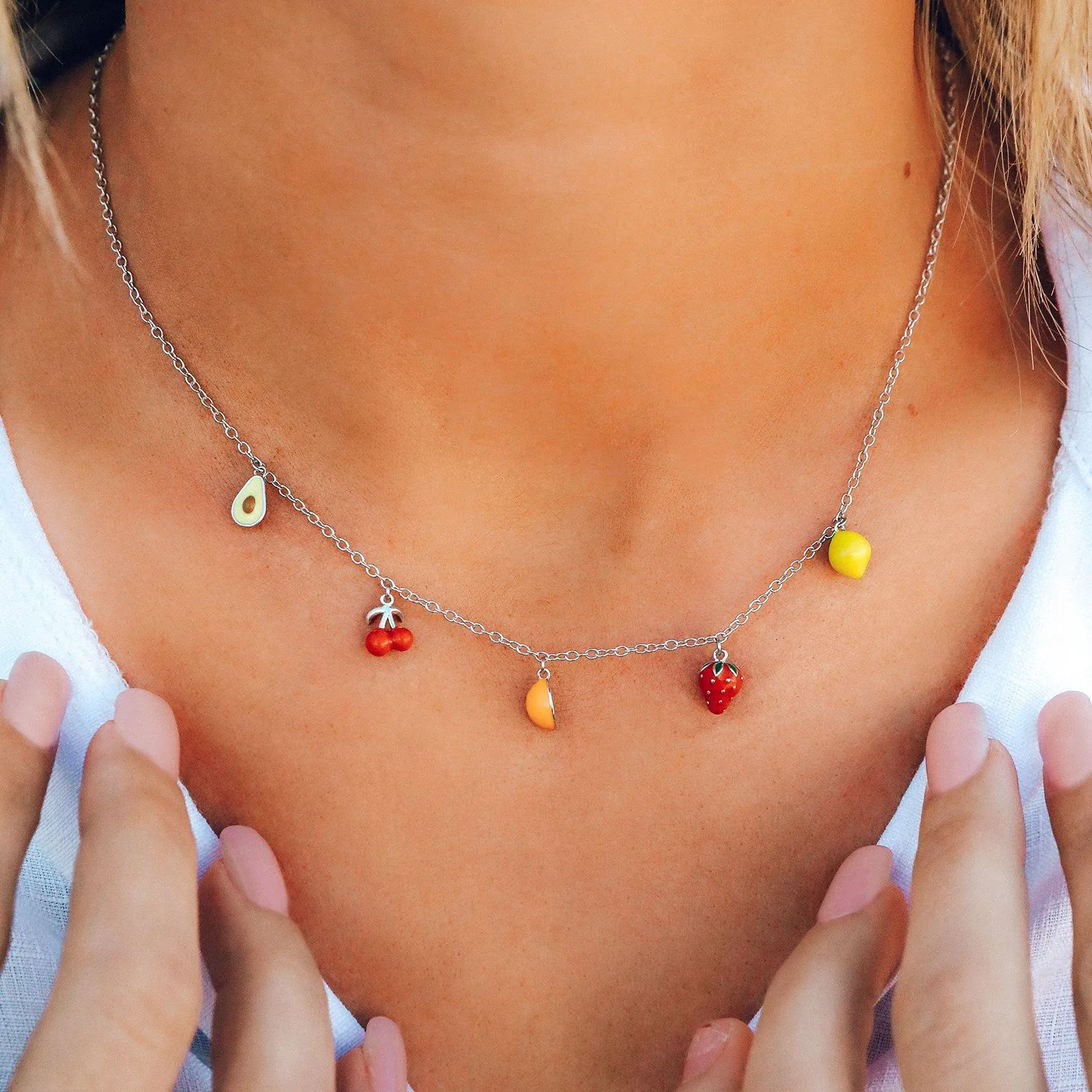 Fruit Charms Choker