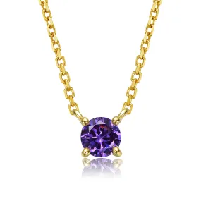 Gabrielle Kids Birthstone Solitaire Necklace