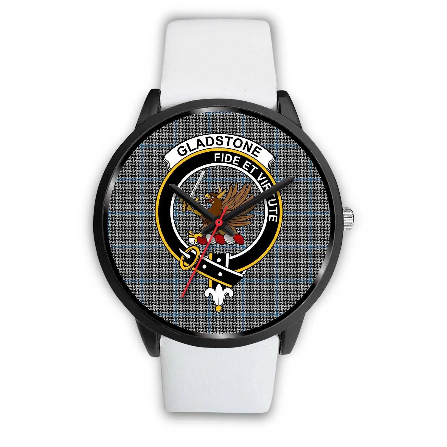 Gladstone Clan Badge Tartan Black Watch