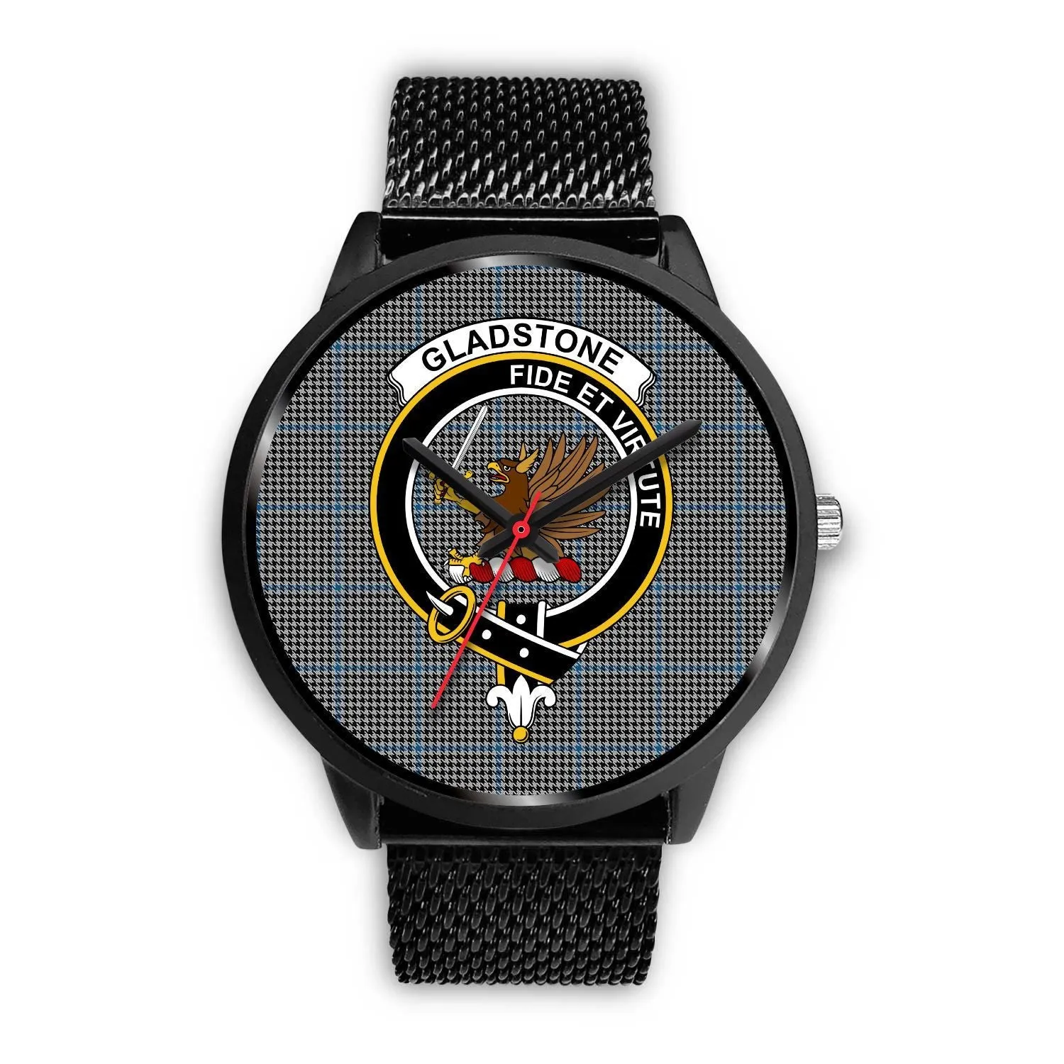 Gladstone Clan Badge Tartan Black Watch