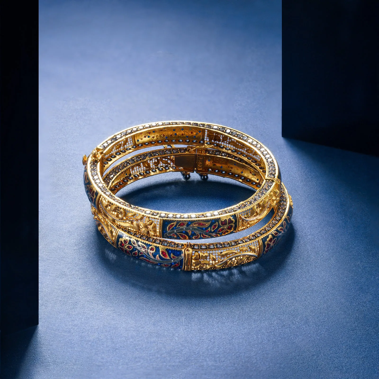 Gold Bangles - 207340