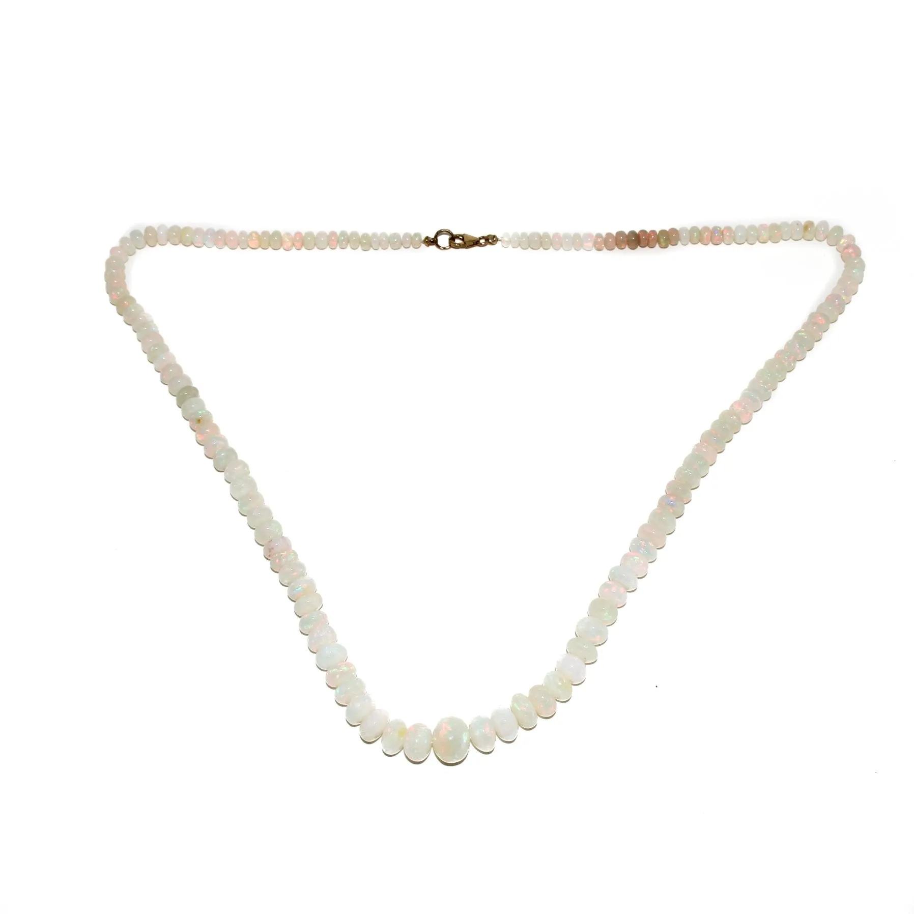 Graduated Ethiopian Opal Beaded Necklace (23)