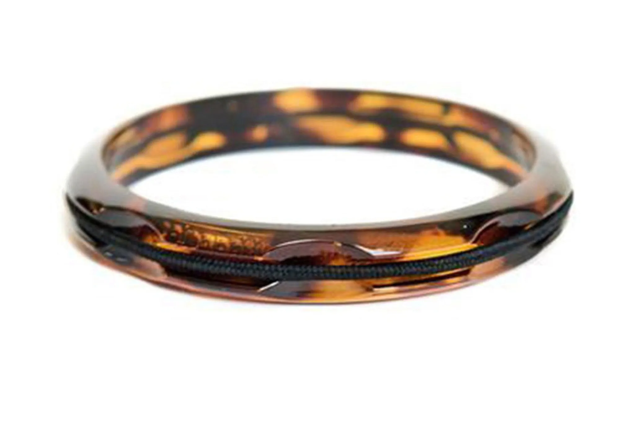 Hair Tie Bangle Plastic Tortoise