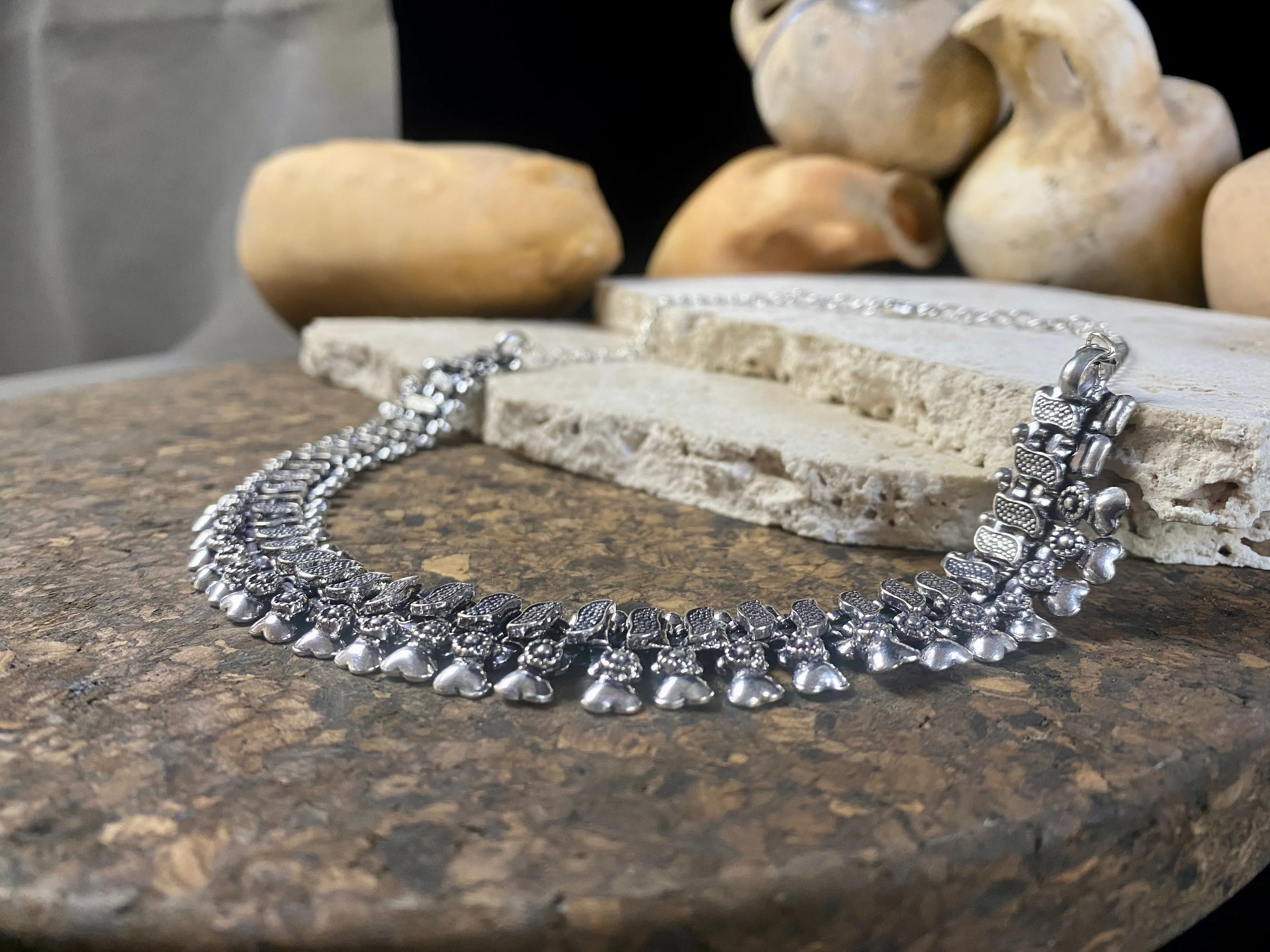 Indian Silver Necklace