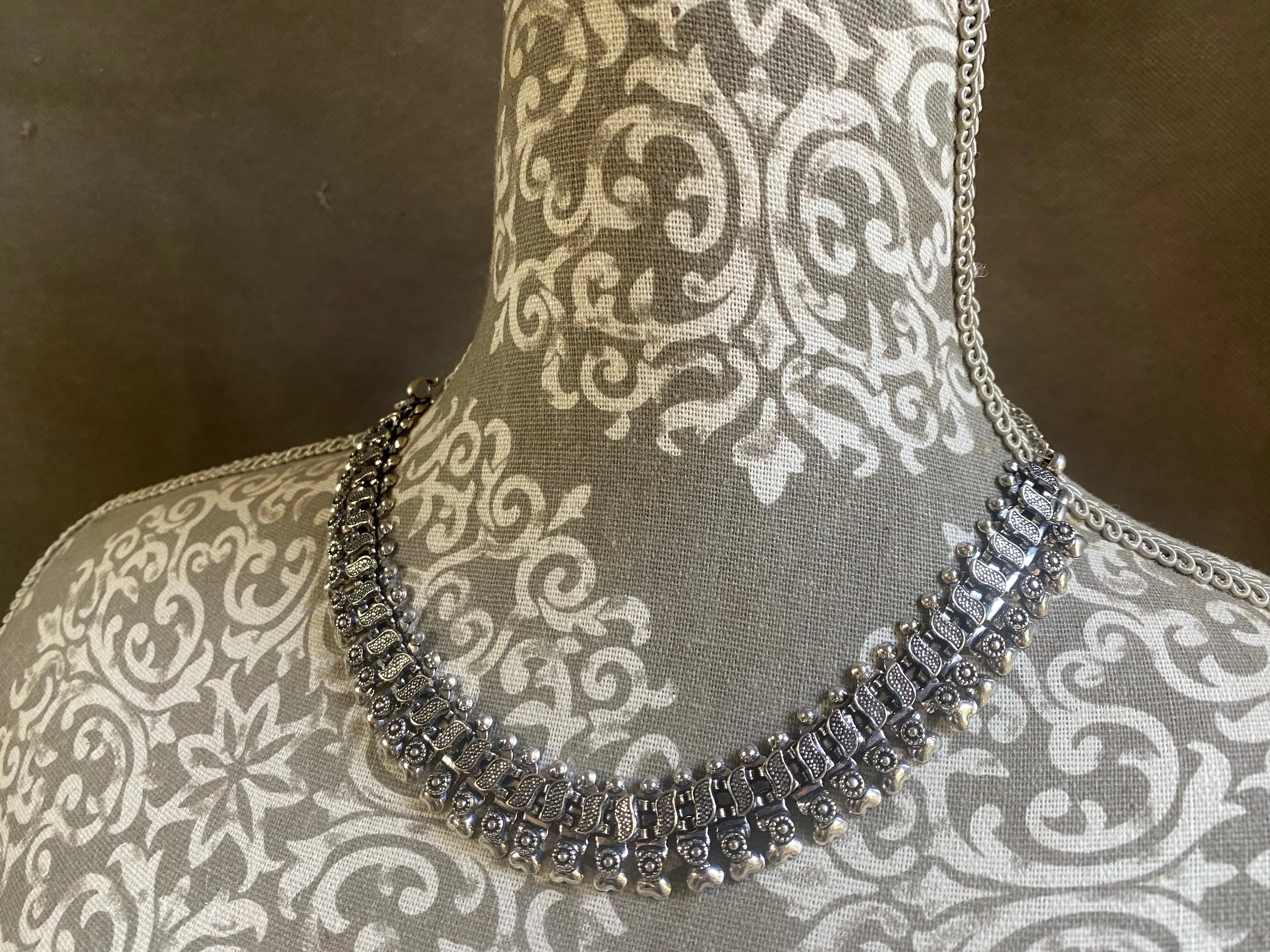 Indian Silver Necklace