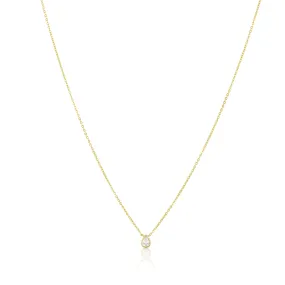 Ines Raindrop Necklace CZ