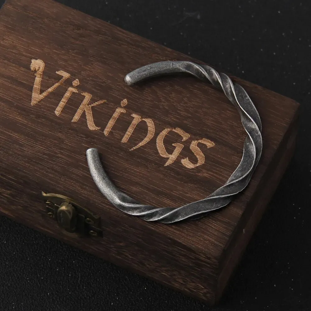 Iron Color Vikings Bangle