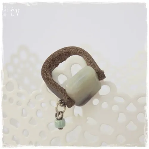 Jade Stone Celtic Ring