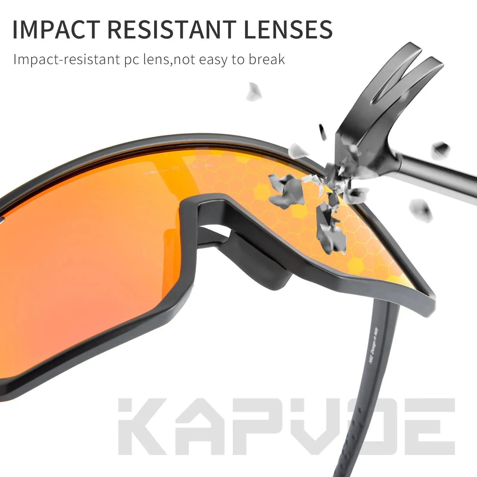 KAPVOE Cycling Glasses multi-lens Bicycle Goggles MTB photochromic cycling Sunglasses bike Outdoor Sports Fishing glasses Man