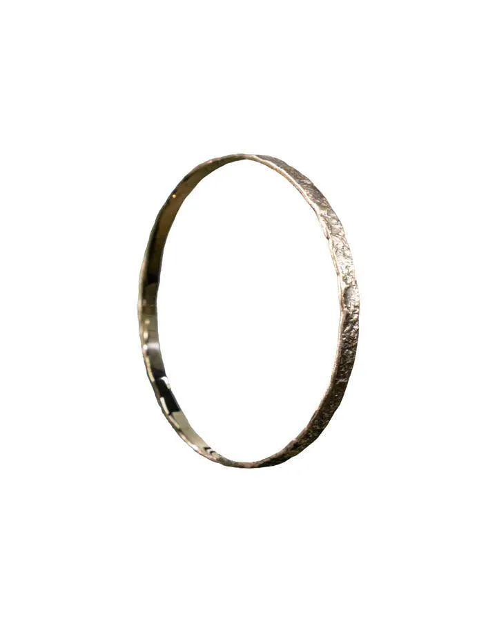 Karyn Chopik Anvil Textured Bronze Bangle