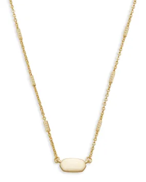 Kendra Scott Fern Pendant Necklace in Gold