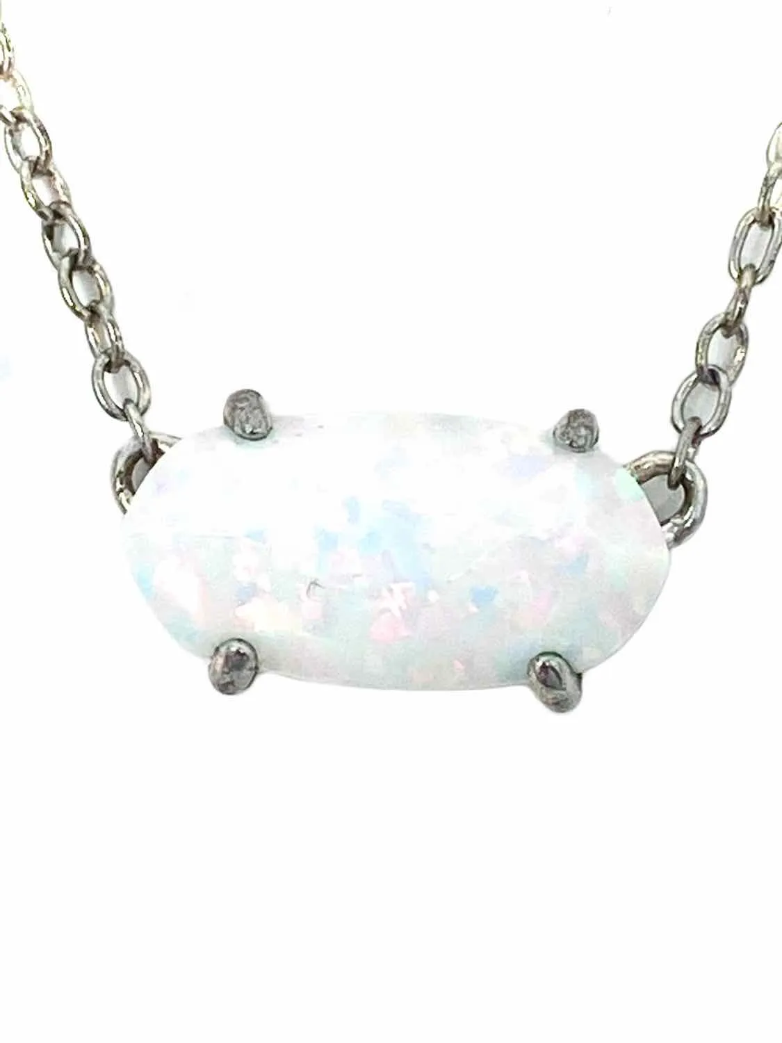 Kendra Scott Oval Adjustable Opal Necklace