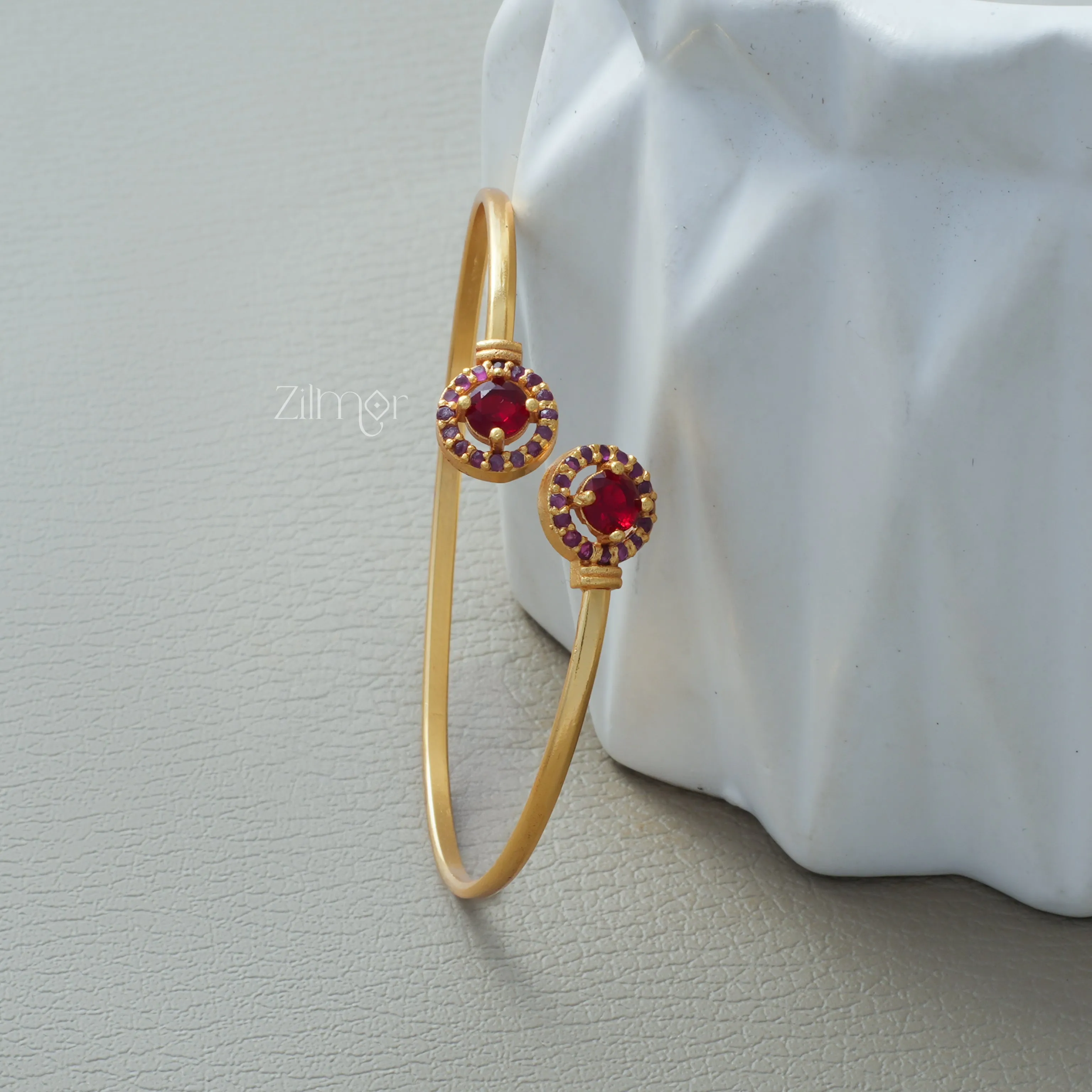 KF1011221 - Gold Plated Adjustable Bangle