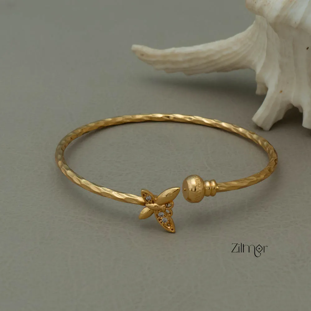 KI101059 - Gold Plated Adjustable Bangle