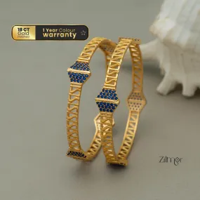 KI101178 - AD stone Bangle (Pair)