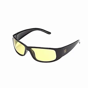 KIMBERLY-CLARK Smith & Wesson 3016314 21305 Elite Safety Glasses with Black Frame and Amber Anti-Fog Lens, Box of 12