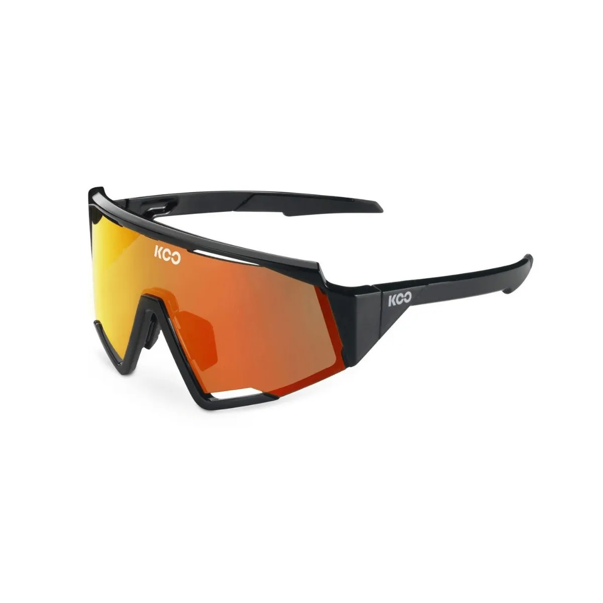 Koo Spectro Glasses Black Orange Lens