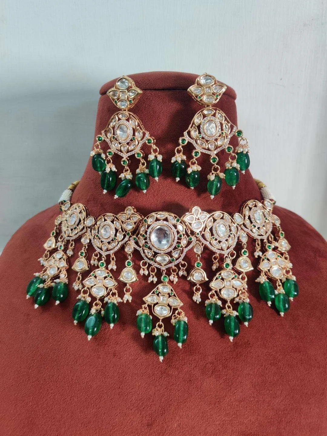 Kundan And Pearl Jadau Necklace