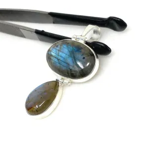 Labradorite Pendant, Gemstone Pendant, Gemstone Jewelry, Sterling