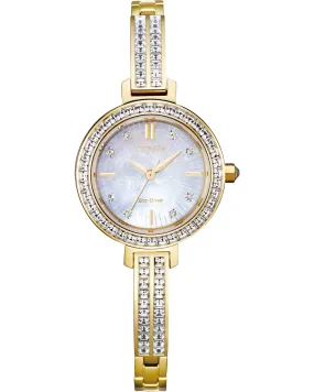 LADIES SILHOUETTE CRYSTAL CITIZEN WATCH