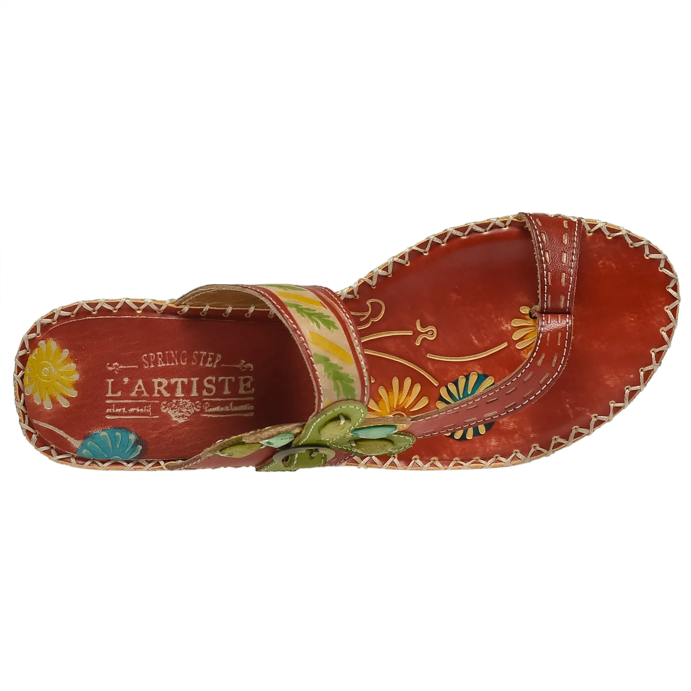 L'ARTISTE SANTORINI SLIDE SANDAL