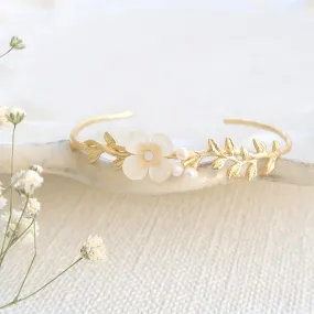 Lilac Flower Bangle