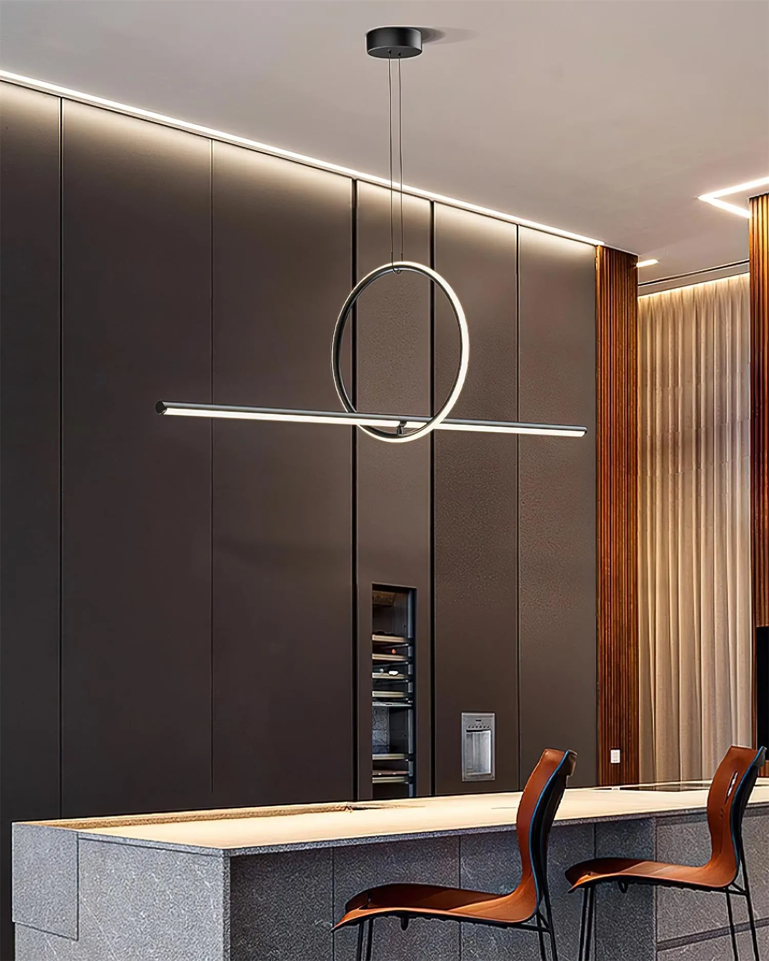 Linear Island Pendant Lights