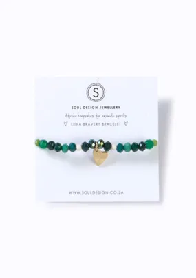 Litha Bravery Bracelet Grass Greens