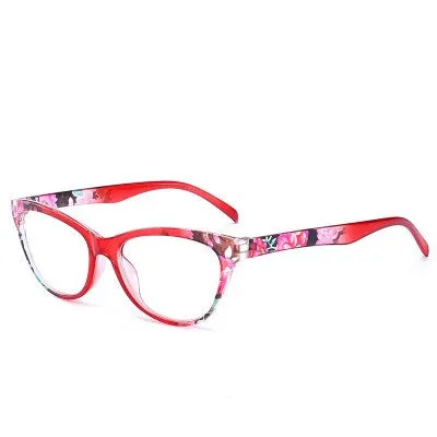 Lonsy Women's Full Rim Cat Eye Tr 90 Reading Glasses W596