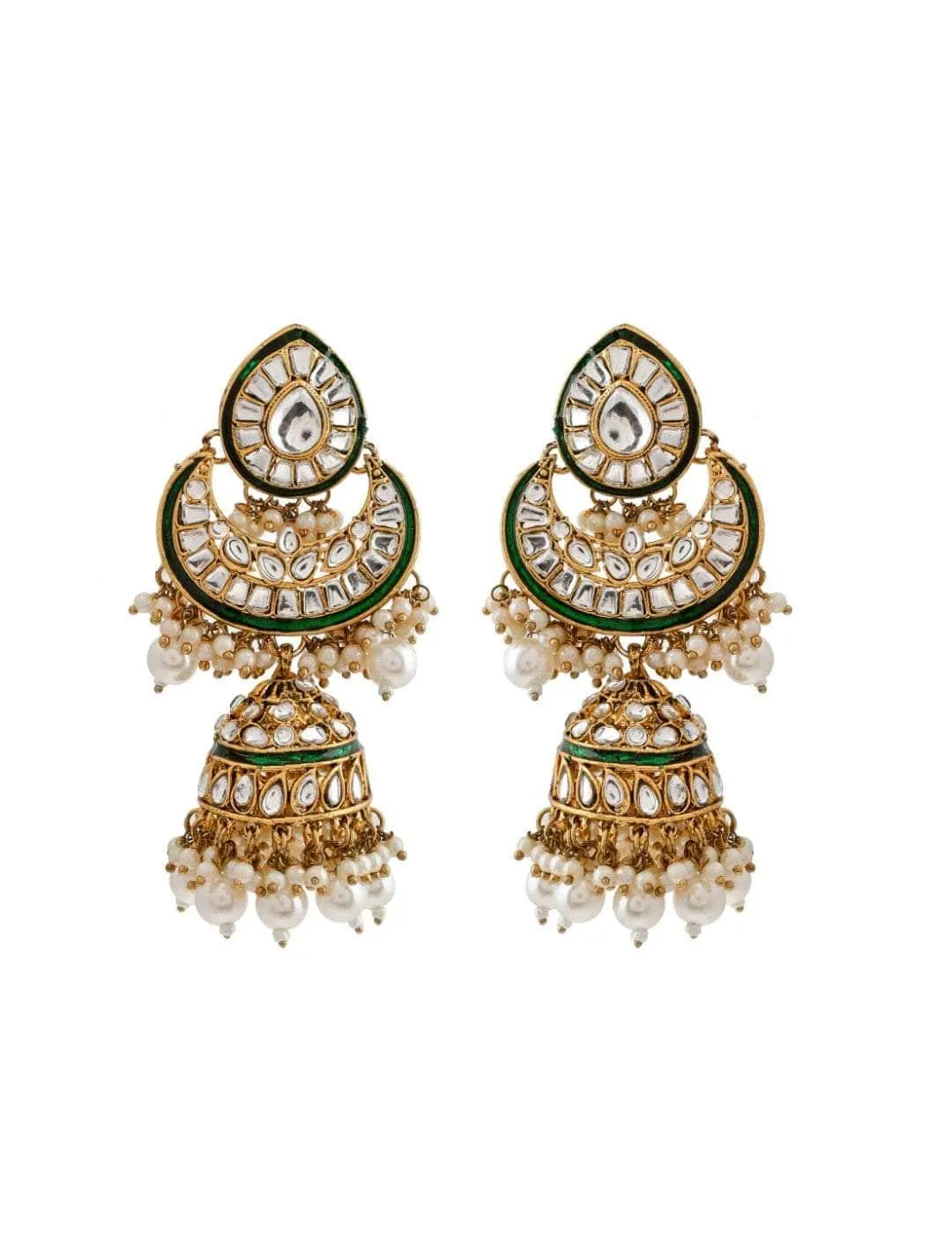 Majestic Kundan Studded Cheed Set