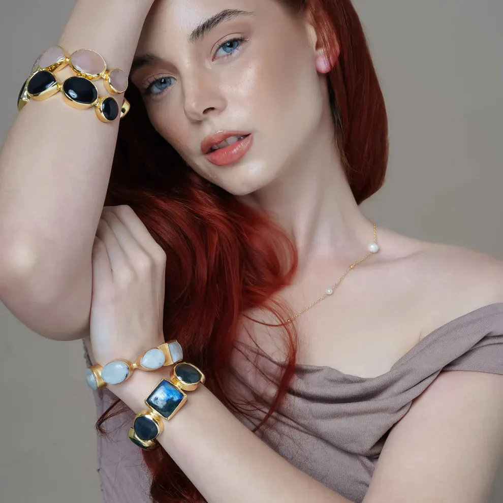 Marina Cuff in Labradorite