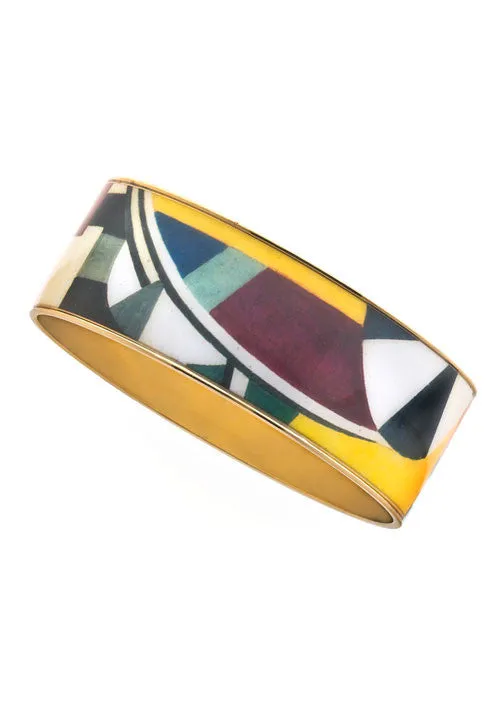 MAYA™ Geometric Blocks Bangle Bracelets