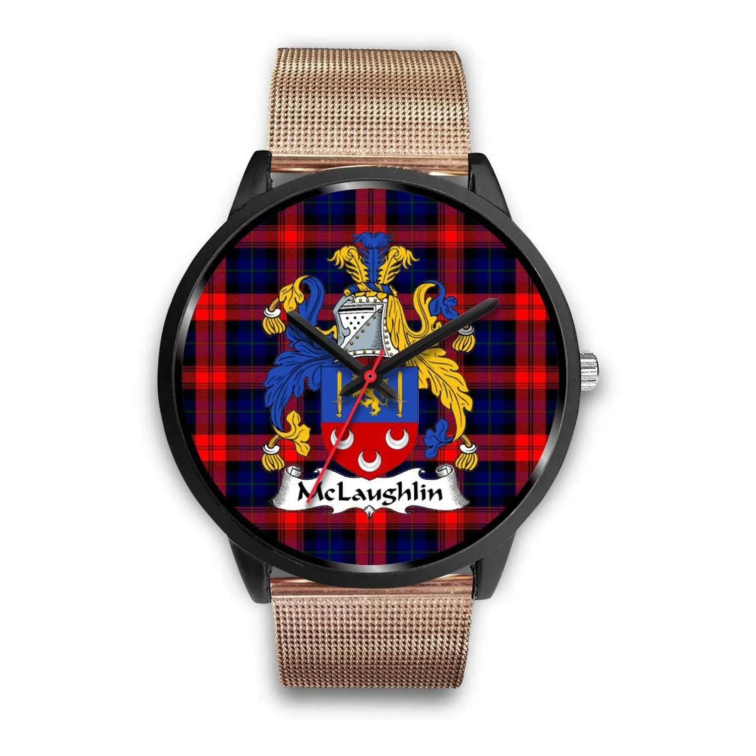 McLaughlin Clan Badge Tartan Black Watch