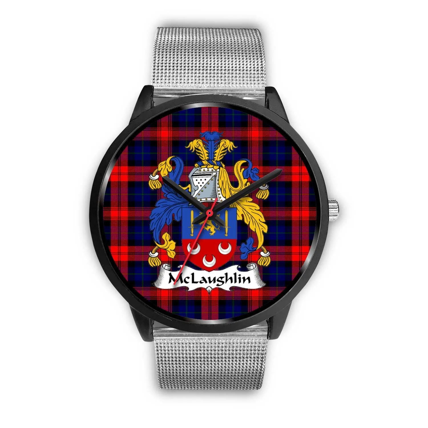 McLaughlin Clan Badge Tartan Black Watch