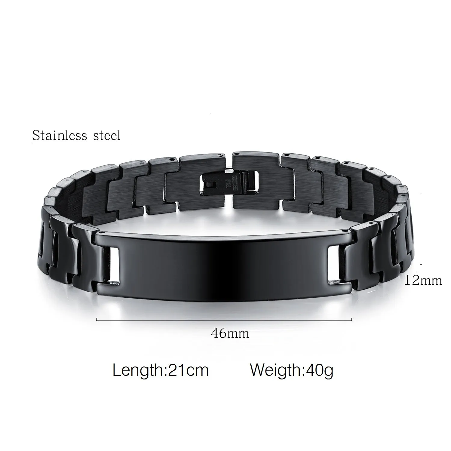 Men's Fashion Black Bracelet